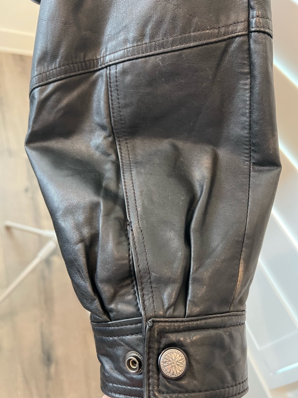 Wilson Black Leather Thinsulate Jacket - Picture 6 of 12